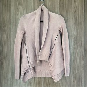 Lululemon Wrap It Up Sweater Heathered Mink Berry